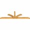 Ekena Millwork Richland Rough Sawn Timber Gable Bracket, Western Red Cedar, 96"W x 32"H x 4"D x 4"F, 8/12 Pitch GBW096X32X0404RIC00RWR - alternate 5
